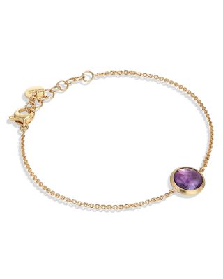 Marco Bicego 18K Yellow Gold Jaipur Color Amethyst Chain Bracelet ...