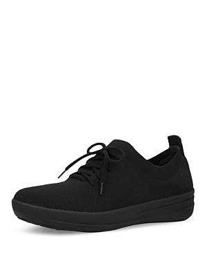 Fitflop Women's F-sporty Uberknit Low Top Sneakers In Black/black