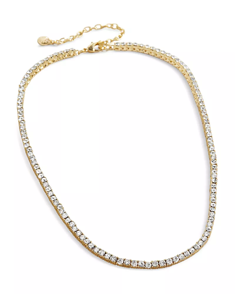 Baublebar Bennett Crystal Tennis Necklace, 16