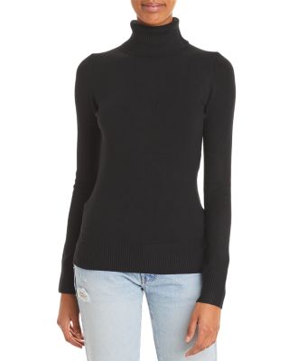 designer black turtleneck sweater