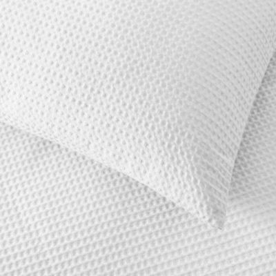 Waffle Pique Duvet Cover Set, Queen