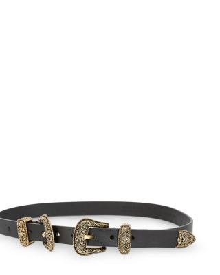 Double Leather Belt Kooples Leather Double-Buckle Belt – On Sale Now with Up to 52% Off  main image 2
