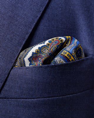 Paisley Silk Pocket Square
