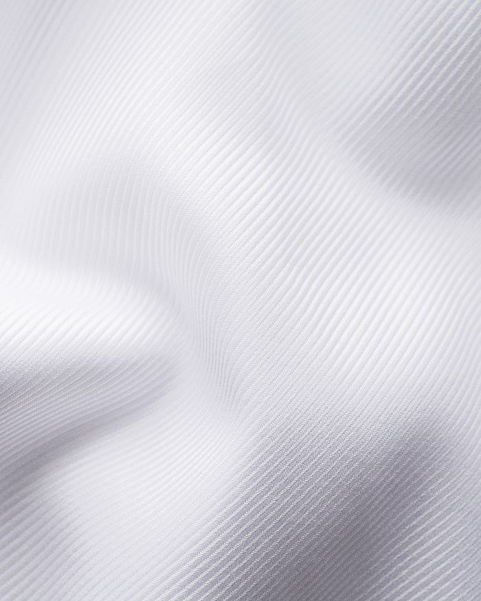 Shop Eton Contemporary Fit Diagonal Weave Dress Shirt In White