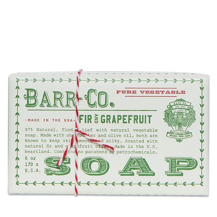 Barr-co. Fir & Grapefruit Bar Soap