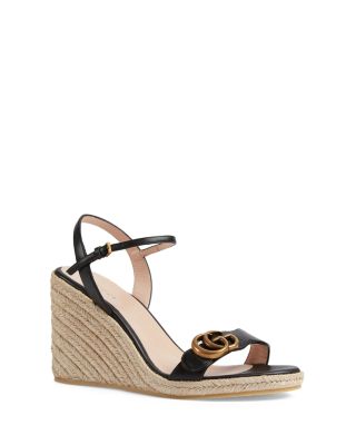 gucci women's wedge shoes
