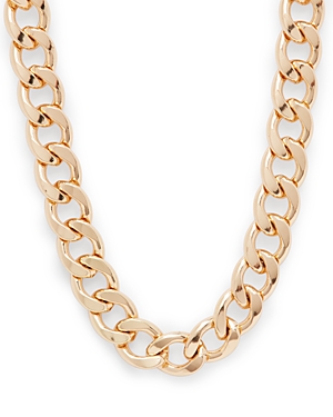 Aqua Thick Gold-Tone Chain Necklace, 19 - 100% Exclusive