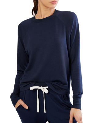 Warm Up Curved-Hem Sweatshirt