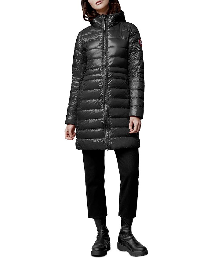 Shop Canada Goose Cypress Packable Hooded Down Jacket In Black