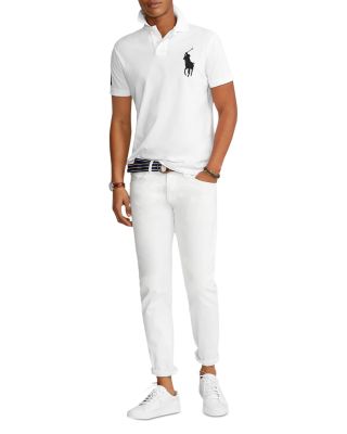 Big Pony Custom Slim Fit Mesh Polo Shirt