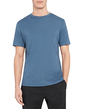 Theory Men's Anemone Essential Short-sleeve T-shirt In Skyline Melange