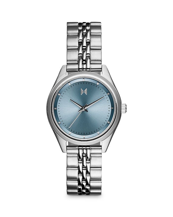 Shop Mvmt Rise Mini Bracelet Watch, 30mm In Blue