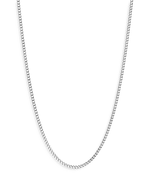 John Hardy Sterling Silver Classic Curb Thin Chain Necklace, 26