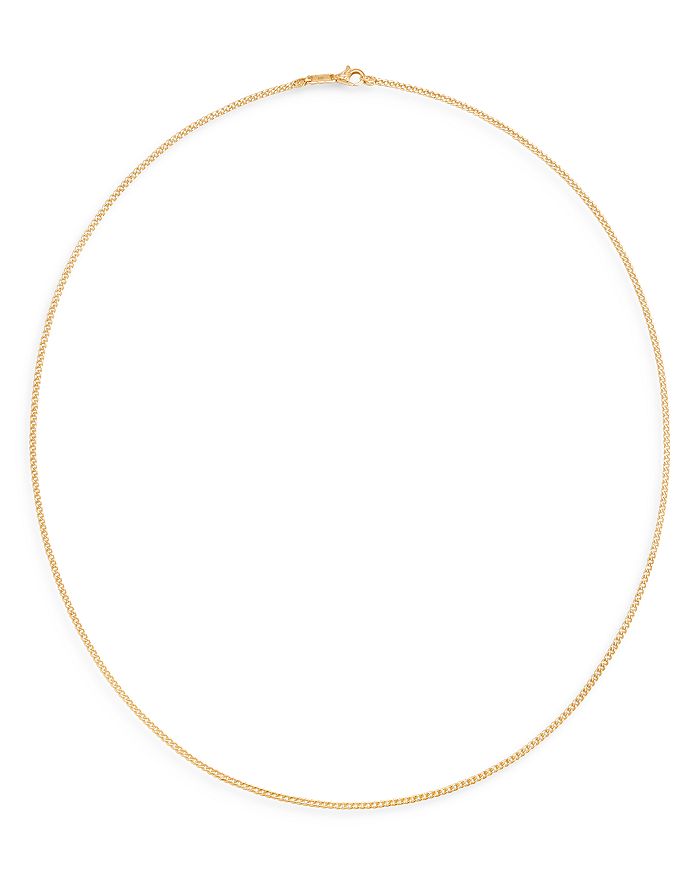 Shop John Hardy 18k Yellow Gold Classic Curb Thin Chain Necklace, 22