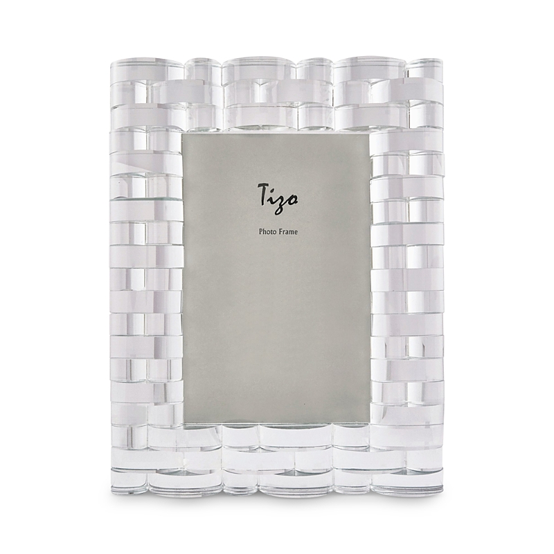 Tizo Clear Curved Bricks Crystal Glass 4 X 6 Picture Frame