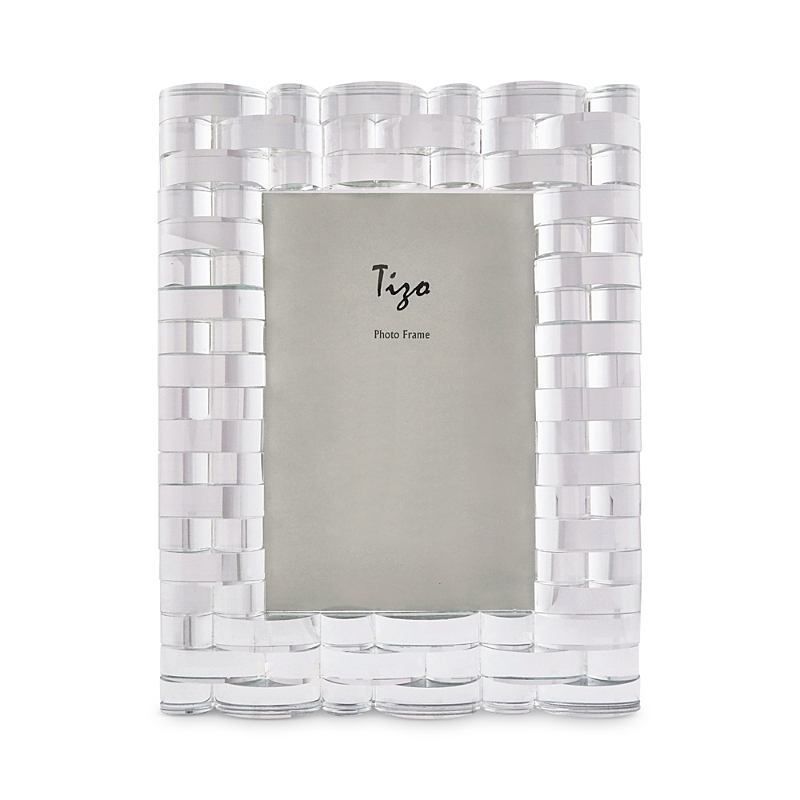 Tizo Clear Curved Bricks Crystal Glass 5 X 7 Picture Frame