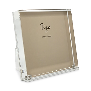 Tizo Lucite Easel Back 4 X 4 Picture Frame In Clear