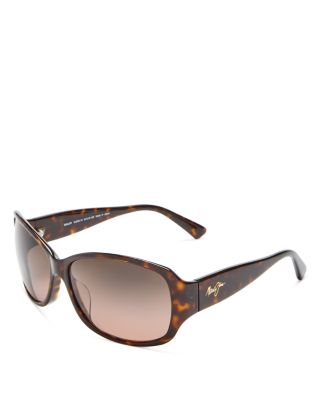 Nalani Polarized Square Sunglasses, 61mm