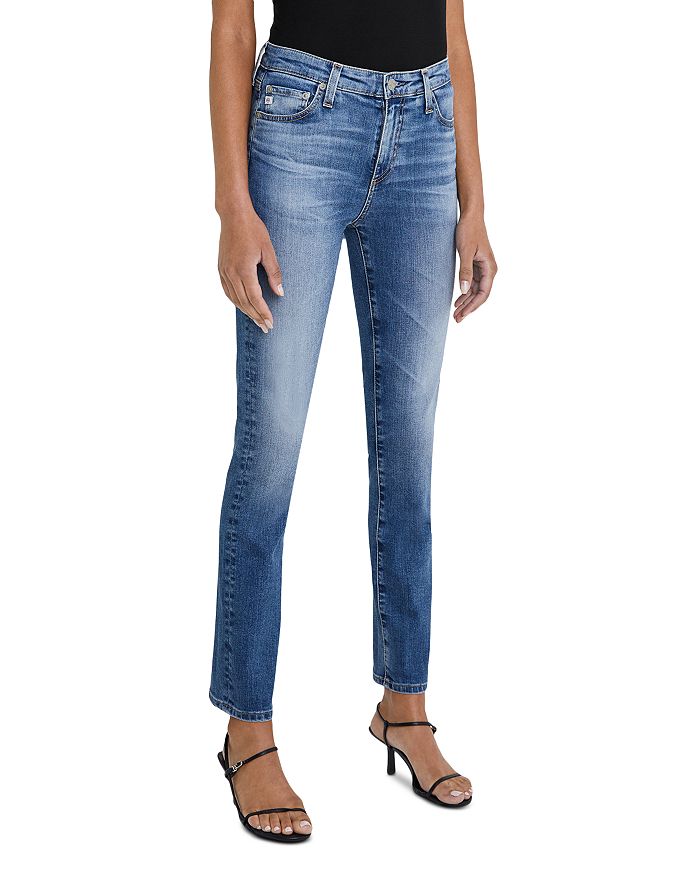 Shop Ag Mari High Rise Slim Straight Jeans In 15 Years Shoreline
