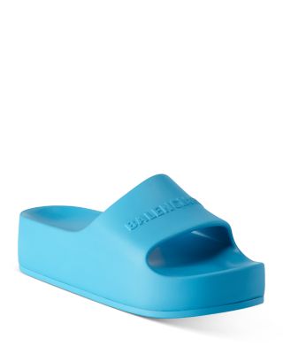 chunky slide on sandals