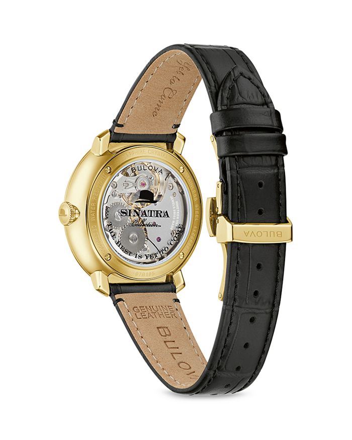 Shop Bulova Frank Sinatra The Best Is Yet To Come Watch, 40mm In Ivory