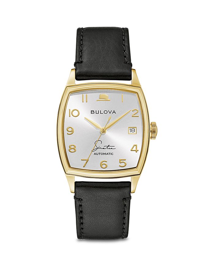 Shop Bulova Frank Sinatra Young At Heart Watch, 33mm In Silver