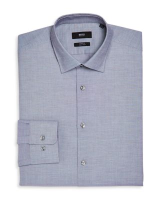 hugo boss sharp fit white dress shirt