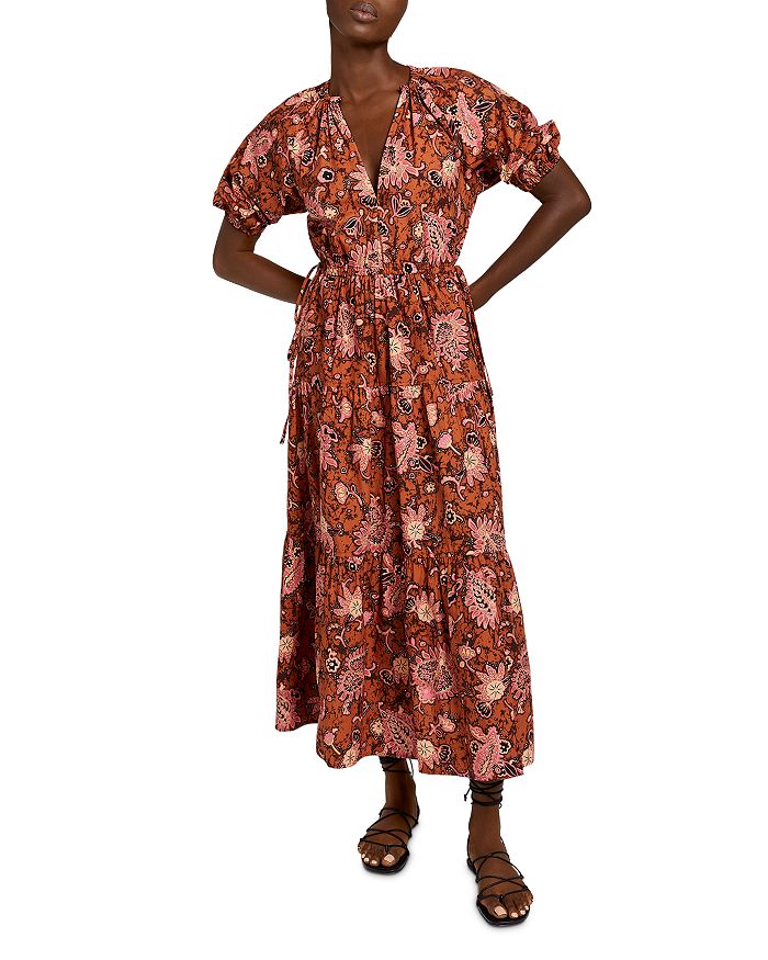 A.L.C. Mischa Cotton Printed Midi Dress | Bloomingdale's