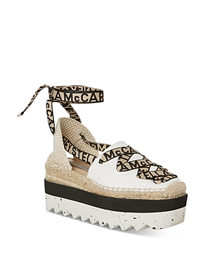 Stella McCartney Women's Gaia Platform Ankle Wrap Espadrilles