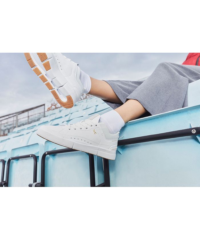 Shop On Women's The Roger Advantage Lace Up Sneakers In All White