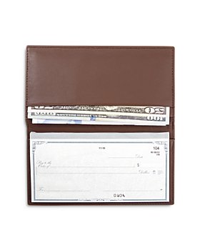 The Best Leather Plain Checkbook Credit Card Holder Long Wallet #LWTY