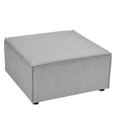 Saybrook Outdoor Patio Upholstered Sectional Sofa Ottoman