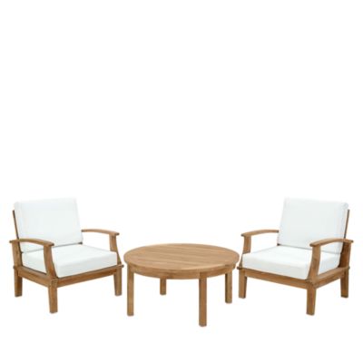 Modway Marina 3 Piece Outdoor Patio Teak Set
