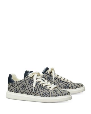 Tory Burch Women's Howell Monogram Low Top Sneakers | Bloomingdale's