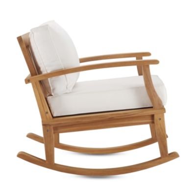 Marina Outdoor Patio Teak Rocking Chair