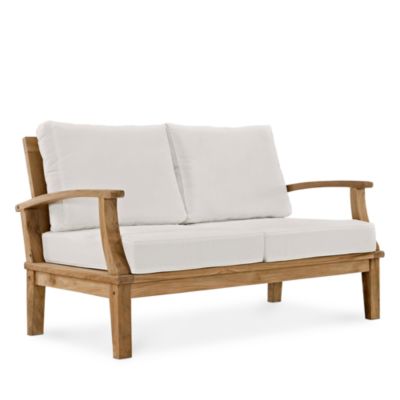 Marina Outdoor Patio Teak Loveseat