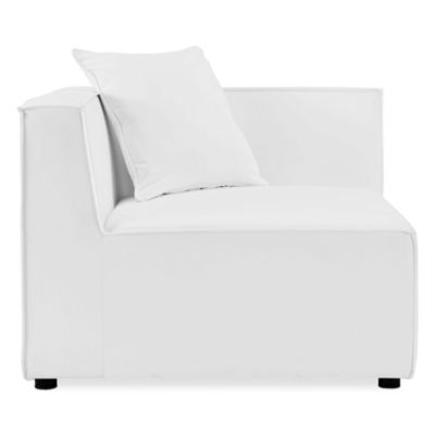 Saybrook Outdoor Patio Upholstered Sectional Sofa Corner Chair