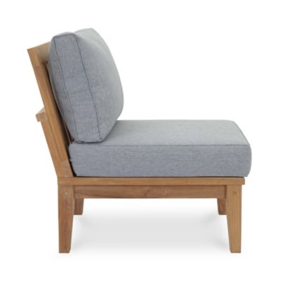 Marina Armless Outdoor Patio Teak Sofa