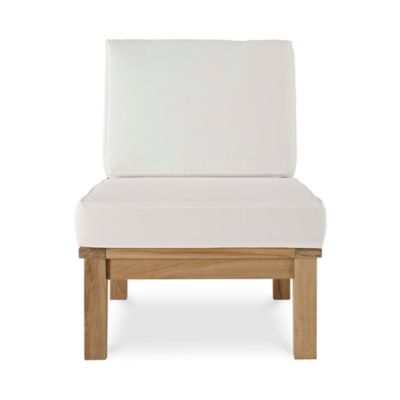 Marina Armless Outdoor Patio Teak Sofa