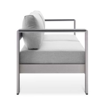  Shore Sunbrella Fabric Aluminum Outdoor Patio Loveseat