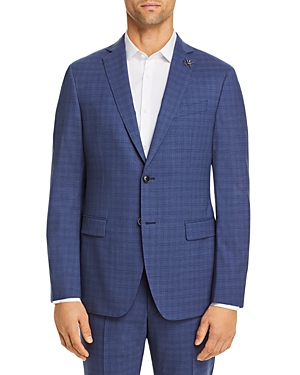 John Varvatos Star Usa Bleecker Plaid Slim Fit Suit Jacket