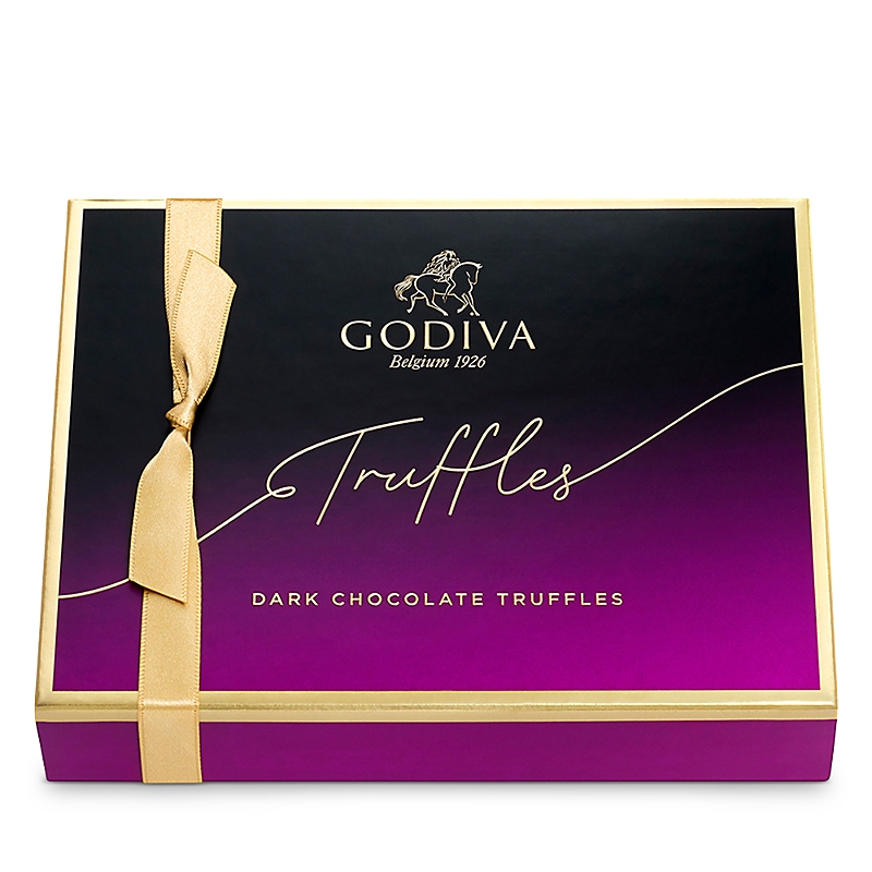 Godiva Dark Truffles Gift Box, 12 Piece