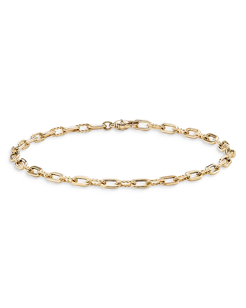 David Yurman 18K Yellow Gold Madison Link Bracelet, 3mm