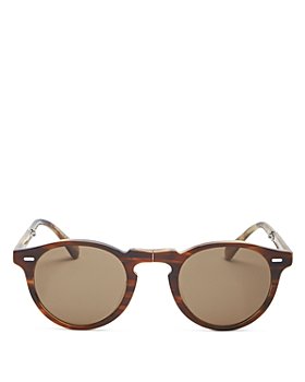 Oliver Peoples -  Gregory Peck 1962 Folding Polarized Round Sunglasses, 47mm