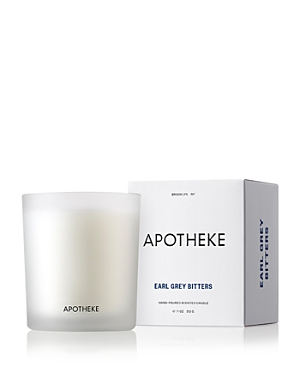 Apotheke Earl Grey Bitters Signature Candle, 10.5 Oz. In White
