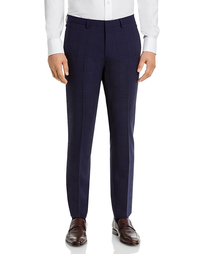 HUGO Hesten Check Extra Slim Fit Suit Pants | Bloomingdale's