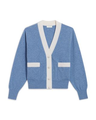 sandro cardigan pearl