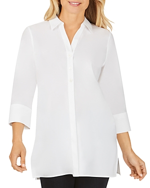 FOXCROFT PAMELA BUTTON TUNIC