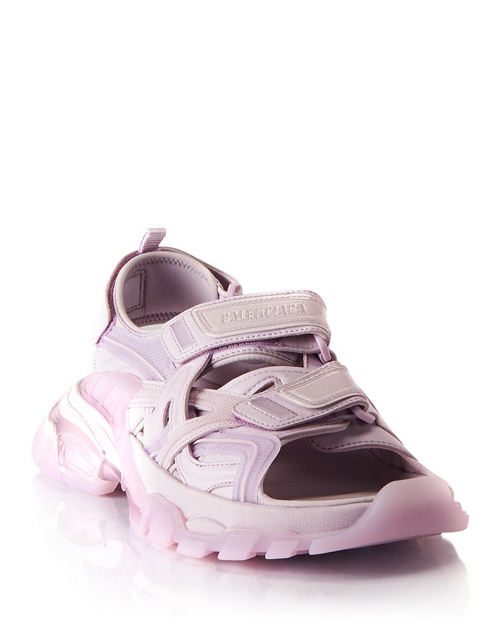 Balenciaga Women's Sneaker Sandals In Transparent Lilac 