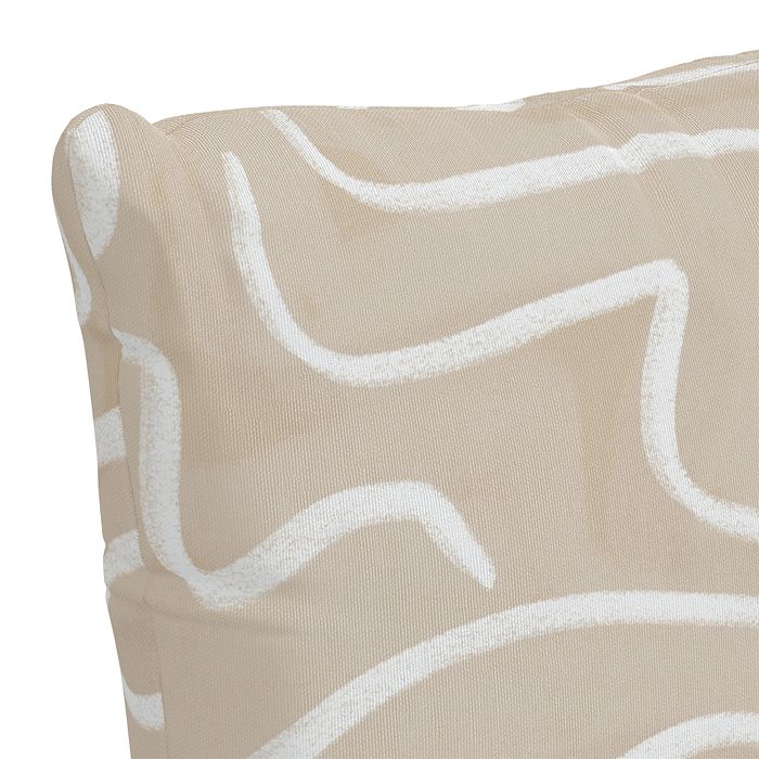 Shop Sparrow & Wren Outdoor Pillow In Spiral, 18 X 18 In Evelyn Natural